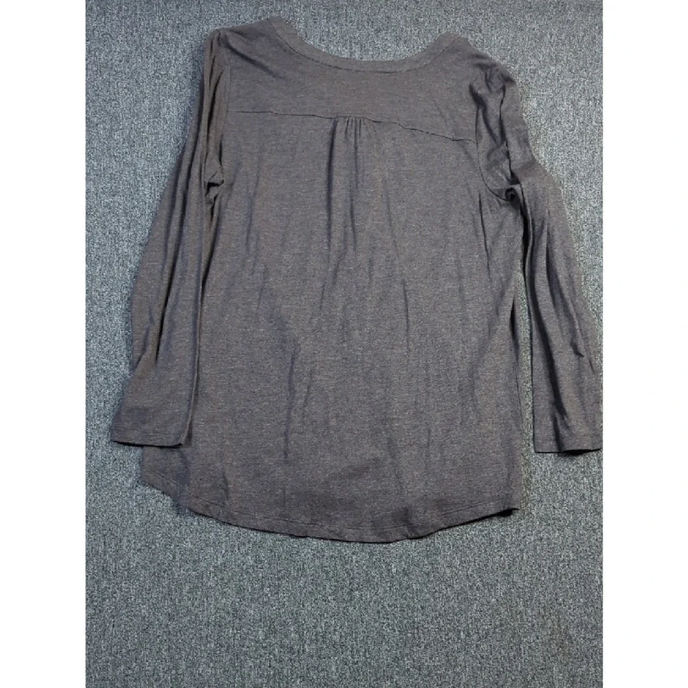 J. Jill NWT Embroidered Button Front Top Long Sleeve Size L Boho - Picture 9 of 10